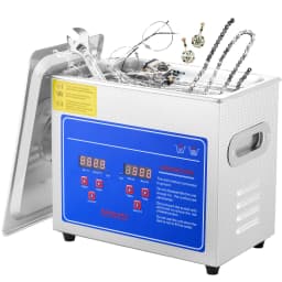 3L Ultrasonic Cleaner Machine Stainless Steel Ultrasonic Cleaning Machine Digital Heater Timer Jewelry Cleaning for Home