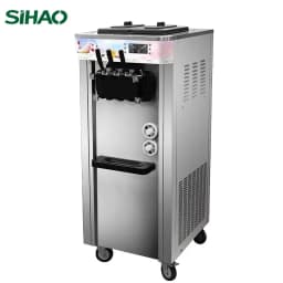 SIHAO Soft Ice Cream Machine Commercial Soft Ice Cream Maker Machine Ice Cream Machine for Restaurants Bars Cafes Bakeries