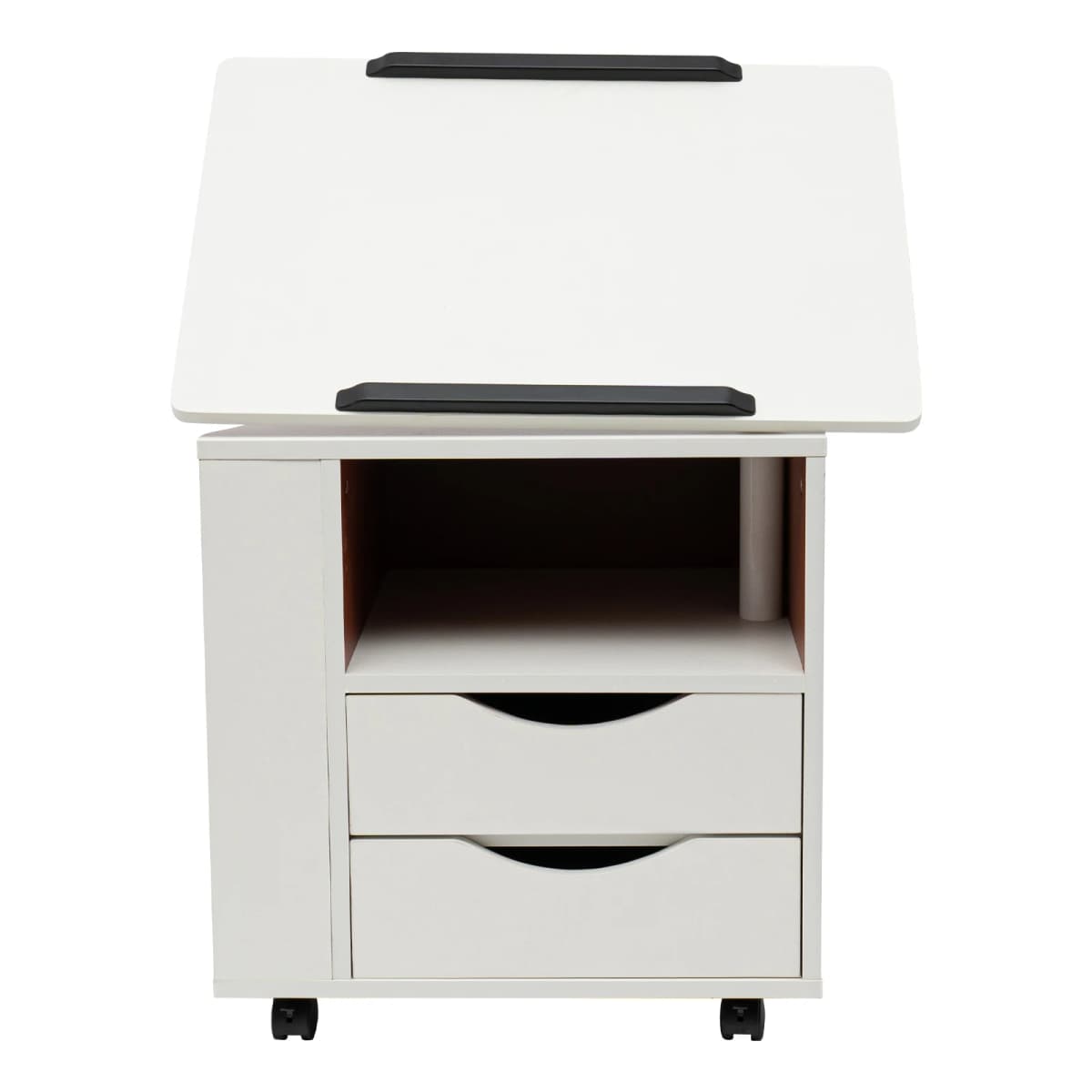 Functional Rotating Bedside Table Multi-functional Bookshelf Multi-functional Reading Shelf 3 Tiers Mount Type Floor Standing