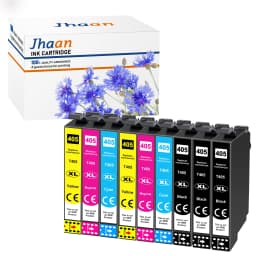 Jhaan 405 405 XL Cartridges Compatible with 405 405XL Black for Epson WF-4820 Printer Cartridges WF-4820DWF WF-3820