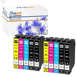 Jhaan 405 405 XL Cartridges Compatible with 405 405XL Black for Epson WF-4820 Printer Cartridges WF-4820DWF WF-3820