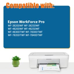 Jhaan 405 405 XL Cartridges Compatible with 405 405XL Black for Epson WF-4820 Printer Cartridges WF-4820DWF WF-3820