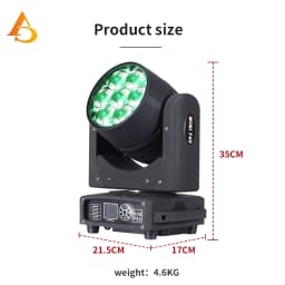 Bee Eye 7x40W 4 In1 RGBW LED Beam + Wash Zoom Testa Mobile DMX per NightClub Dj Disco Party Bar Stage Lighting