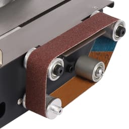 Circular Table Saw and Belt Sander| 2-in-1 Multi-function Mini Bench Saw with 4 Saw Blades,10 Sanding Belts| 7-gear Speeds