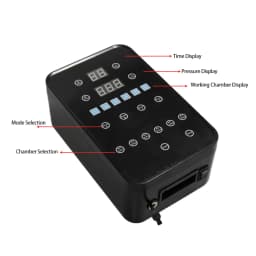 Air Compression Massage System 6 Chambers Whole Body Massager Compression Pump Recovery Boots Foot Leg Massage Machine AirWrap