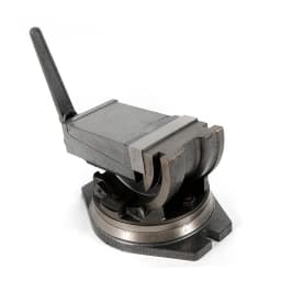 5 Inch Cast Iron Clamp Vise 24KN 360/90° Swivel/Tilt Precision Milling CNC Machine Durable