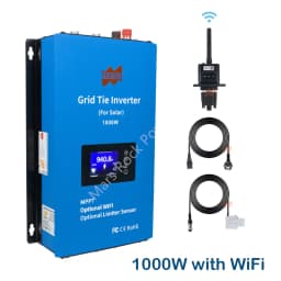 1000W Solar Limit Sensor Grid on Inverter DC 24/48V & AC 230V Built-in WiFi with LCD Display Household Solar Grid Tie Converter