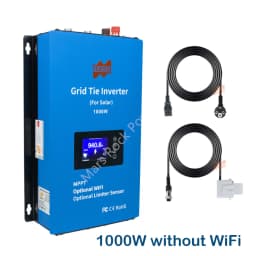 1000W Solar Limit Sensor Grid on Inverter DC 24/48V & AC 230V Built-in WiFi with LCD Display Household Solar Grid Tie Converter