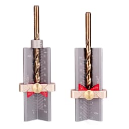 Drill Depth Gauge Drill Stop Measuring Gauge 3 In 1 Multifunction Measure Drill Point Angle Gauge Grinding Gage Woodworking Tool