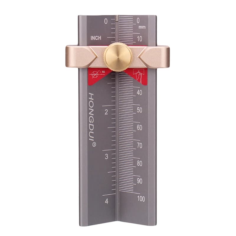 Drill Depth Gauge Drill Stop Measuring Gauge 3 In 1 Multifunction Measure Drill Point Angle Gauge Grinding Gage Woodworking Tool