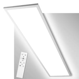 LED Panel Light 120x30 Dimmable with Remote, 40W 4400LM Ceiling Lamp with Memory, 3000K-6500K for Living Room & Bedroom