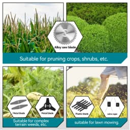 YOFIDRA 100-135cm Electric Lawn Mower 1500W Cordless Foldable Trimmer Pruning Cutting Garden Power Tool For Makita Battery Pin
