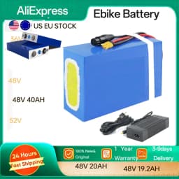 48V 20AH Escooter Battery Pack PVC 60V 25AH Rechargeable Battery with 4A Charger for Electric Scooter Vehicle 1500W 2000W 3000W