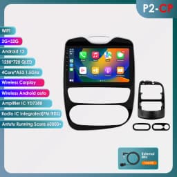 360Camera CarPlay Android 14 Car Radio For Renault Clio 4 2012-2019 Car Multimedia Player GPS 2Din Intelligent Autoradio 4G-LET