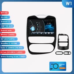 360Camera CarPlay Android 14 Car Radio For Renault Clio 4 2012-2019 Car Multimedia Player GPS 2Din Intelligent Autoradio 4G-LET