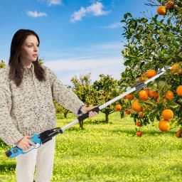 Electric Bar Shears Rust Resistance High Efficiency Battery Powered Bar Cutter for Gardens/Yards/Parks/Farms/Orchards