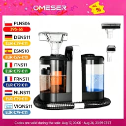 OMESER W07 15KPa Portable Carpet Cleaner Machine 600W Upholstery Cleaner Pet Special Stain Cleaner Powerful for Sofa Car Seat