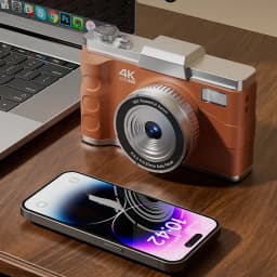 M11 64GB 64MP Digital Camera 4K Vlogging Camera with 3 ''IPS Display 16X Zoom Autofocus Type-C TF Card Kids Camera
