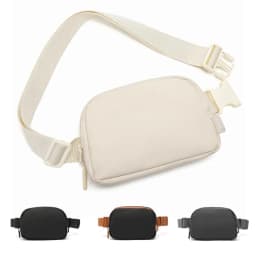 Kono Fashion fanny pack belt Bag shoulder bag Water Repellent Lightweight Travel Breast Pocket with Adjustable Strap