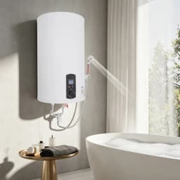 2000W 70L/15.4gal Electric Water Heater with Practical Hand Shower Leakage Protector Faucet Temperature Regulation Range 35-75