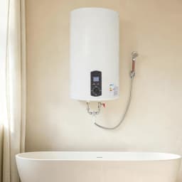 2000W 70L/15.4gal Electric Water Heater with Practical Hand Shower Leakage Protector Faucet Temperature Regulation Range 35-75