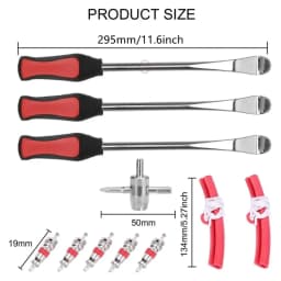 30CM Bike Tire Levers Spoon Rim Protector Tire Repair Tool Motorcycle Tyre Repair Tool Tire Changing Levers Auto Spoon Tire Kit