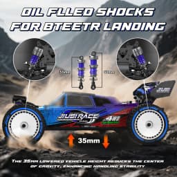 JIUSI WB12 PRO 1/12 Racing Car 4WD 80km/h Brushless 2.4G Remote Control Car Competitive Off-road Car All Terrain Vehicle