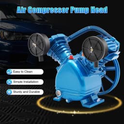 High-Efficiency 2200W Air Compressor Pump, 8 Bar Pressure, 8.8CFM Air Supply, Cast Iron Body, Low Noise & Fast Cooling