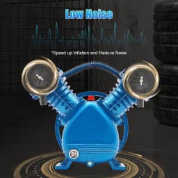 High-Efficiency 2200W Air Compressor Pump, 8 Bar Pressure, 8.8CFM Air Supply, Cast Iron Body, Low Noise & Fast Cooling