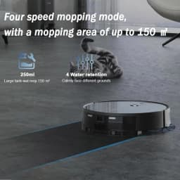 NEW Arnagar S9 Robot Vacuum Cleaner Auto Empty Dust Collection Sweep Mop 8000Pa 2550mAh Low Noise APP Control