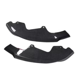 For BMW F32 Front Bumper Surround F33 F36 LCI 4 Series 420i 430i 440i M Sport 2014-2020 Carbon Look Front Splitter Lip Encircle