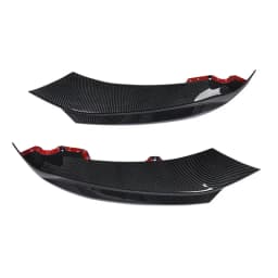 For BMW F32 Front Bumper Surround F33 F36 LCI 4 Series 420i 430i 440i M Sport 2014-2020 Carbon Look Front Splitter Lip Encircle