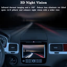 AUTOTOP AHD 1920×1080P Universal Rear View Camera with Full HD Night Vision 160°Fisheye Lens Waterproof