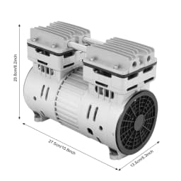 750W/1HP Oil-free Air Compressor 8 Bar High-Pressure Air Compressor Silent Oil-free Compressor Head Unit 1400RPM 125L/min 220V