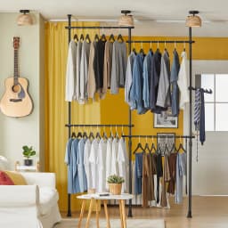 SoBuy KLS03 dresses stand coat rack stand with 4 dresses rods Telescopic Wardrobe System Adjustable Shelving System