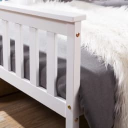 Double Bed Wooden Bed Solid Wood Bed With Slatted Rostation, Jawbed For Adults Children Teenagers
