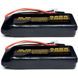 DXF 2s lipo high quality 2600mah 7.4v 20c battery with JR connector ideal lipo 2s power source for RC cars nitro cars and servos