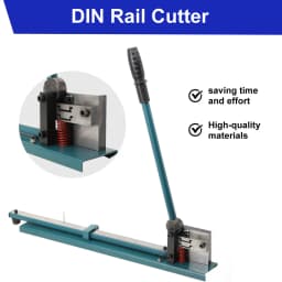 Manual DIN Rail Cutter Double Slot Steel and Aluminum Rail Cutting Machine DC-35 0.5-1.5MM