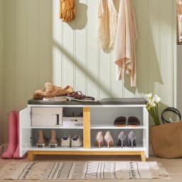 SoBuy FSR117 shoe bench with seat wardrobe bench bench with storage seat chest of drawers shoe rack with bench bench