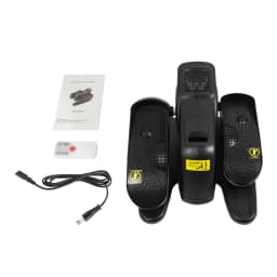 Portable Pedal Trainer Seated Pedal Leg Exerciser with Remote Control Under-desk Elliptical Machine for Training Home Office