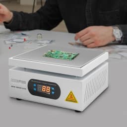 Microcomputer Electric Hot Plate 700W Aluminum Alloy Heating Plate 32-932℉ Adjustable Temperature for PCB Repair