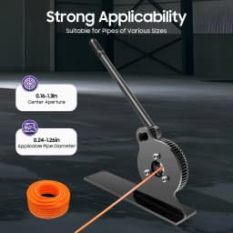 Manual Pipe Bender| 6-32mm Multifunction Tube Bending Machine Lever| Heavy Duty Tubing Bending Tools w/ Long Handle
