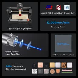 RAY5 Mini 3.5W Laser Engraving Engraver Machine Portable Wood Acrylic Plastic Leather Metal Printer DIY Desktop CNC KIT Tools