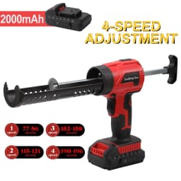 4 Speeds Cordless Electric Gun DC 20V Glass Glass Glass Caulking Doors and Windows Sitting Tongue Tool for Makita Battery