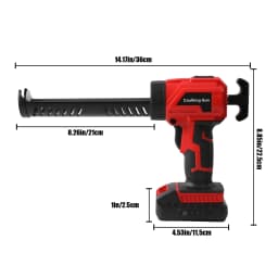4 Speeds Cordless Electric Gun DC 20V Glass Glass Glass Caulking Doors and Windows Sitting Tongue Tool for Makita Battery