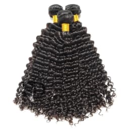 Curly Bundles Human Hair 12-32 Inch Deep Wave Remy Hair Bundles 100% Indian Human Hair Extensions Weave 2-5 Days Delivery France