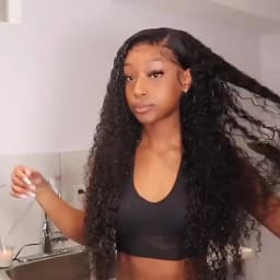 Curly Bundles Human Hair 12-32 Inch Deep Wave Remy Hair Bundles 100% Indian Human Hair Extensions Weave 2-5 Days Delivery France