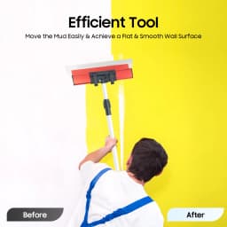 Drywall Skimming Blade Set Flexible Tool with Knockdown Spatula Extruded Aluminum Construction Tool for Drywall Cement Wall