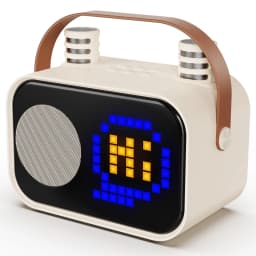 FanFun Bluetooth Speaker, Karaoke Machine for Kids, Portable Speaker with Microphone, 15 Animated Mode, 4 Funny Magic Voices