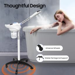 Facial Steamer Kit Professional Skin Care, Warm Mist Face Humidifier for Skin Hydration, Cleansing, Anti-inflammatory